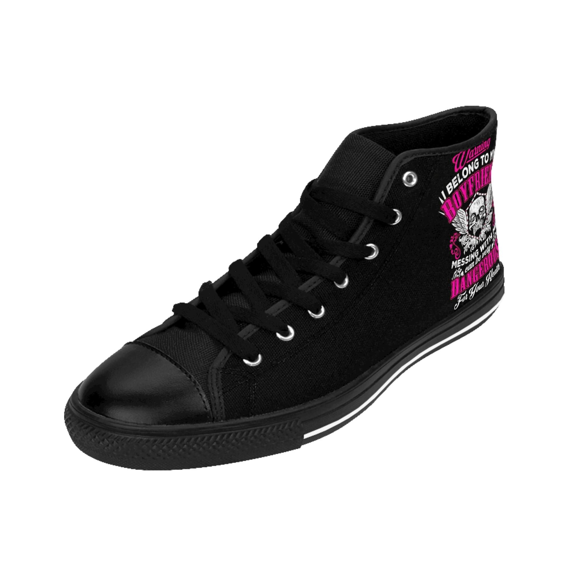 I Belong to My Boyfriend Canvas Shoes: Sassy Protective Design