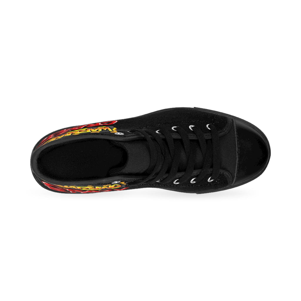 Warning: Crazy Bitch Unique Converse Inspired Trendy Retro Women's Shoes