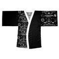 Ouija Board Kimono Robe: Gothic Halloween Spirit Board Design