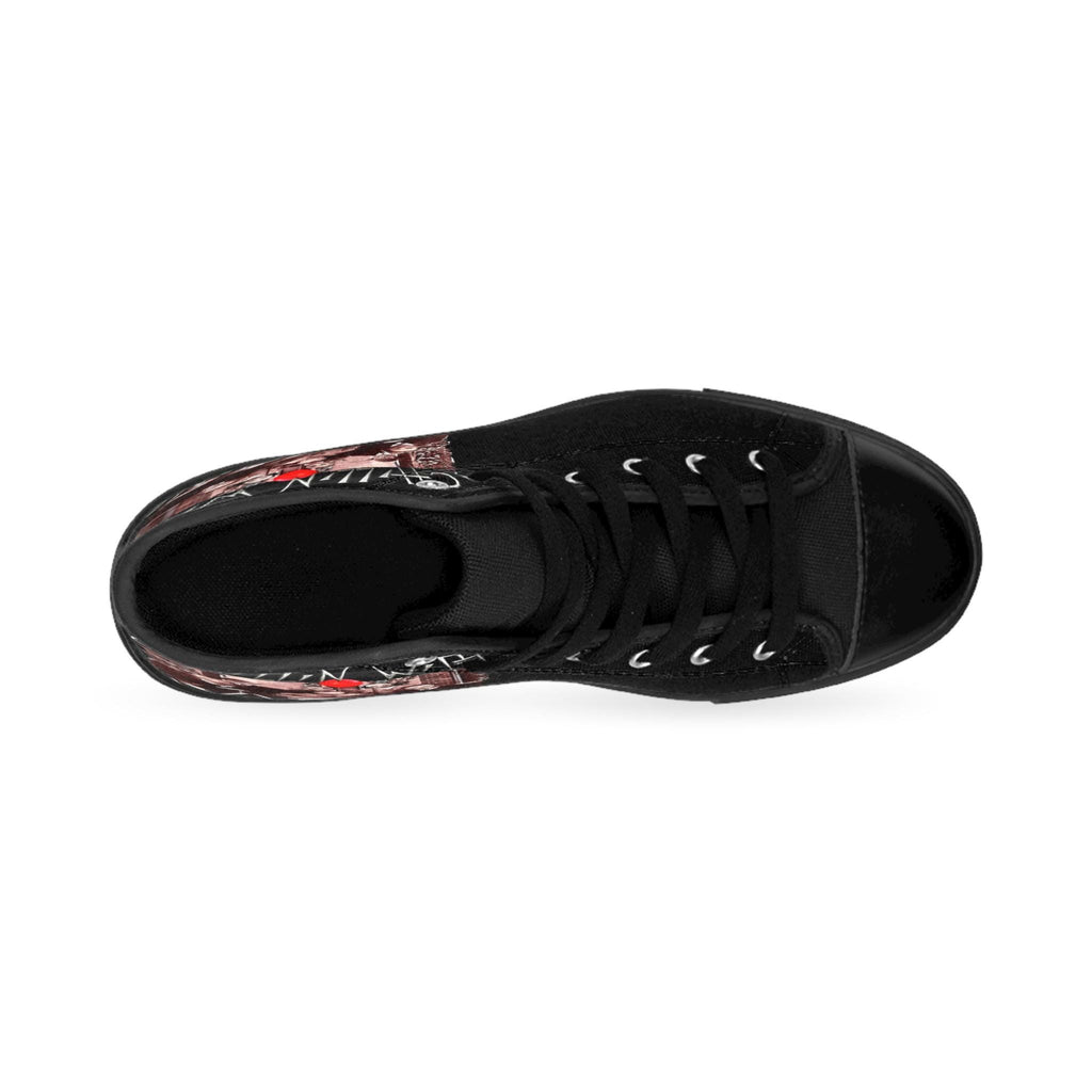 Villains Chill Vibes High Top Sneakers - Women's Nylon Canvas Shoes