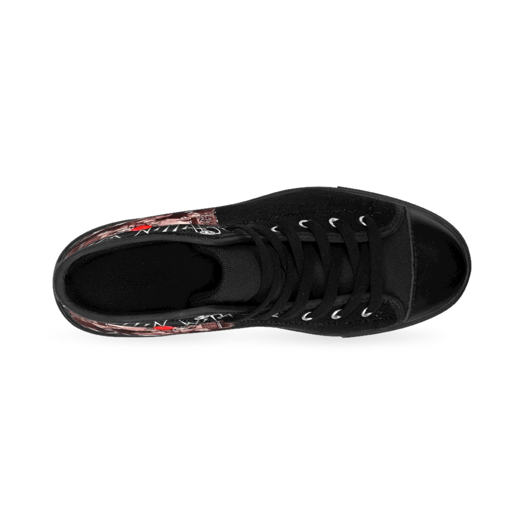 Villains Chill Vibes High Top Sneakers - Women's Nylon Canvas Shoes