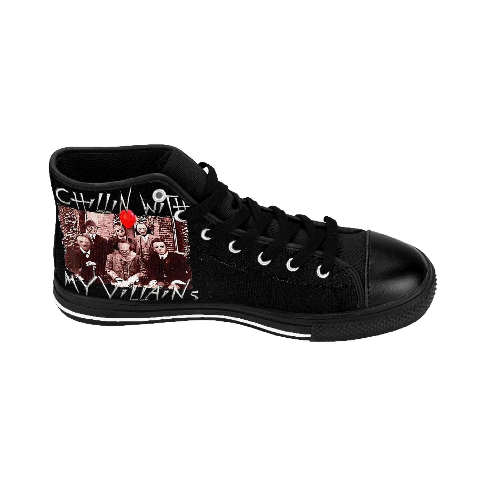 Villains Chill Vibes High Top Sneakers - Women's Nylon Canvas Shoes