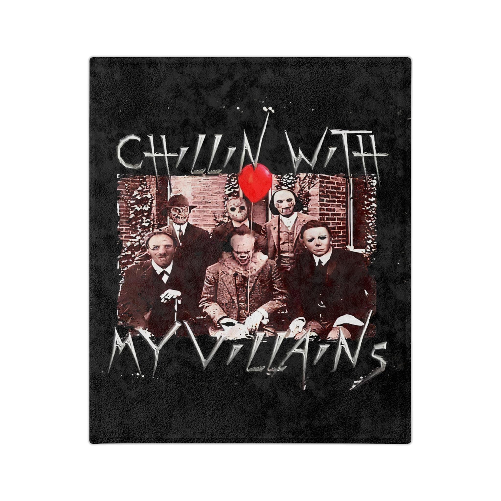 Villains Velveteen Microfiber Blanket: Halloween Gothic Throw