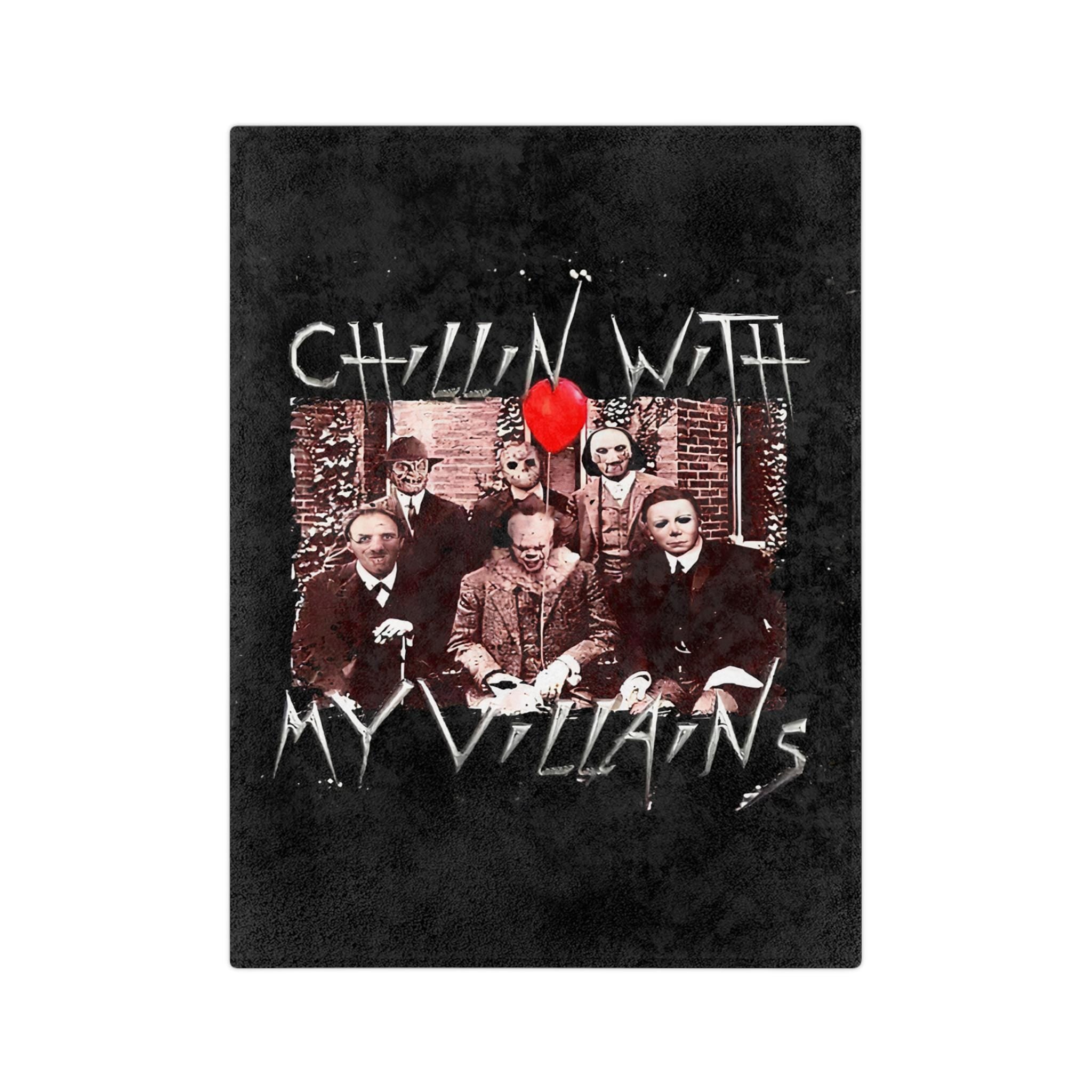 Villains Velveteen Microfiber Blanket: Halloween Gothic Throw