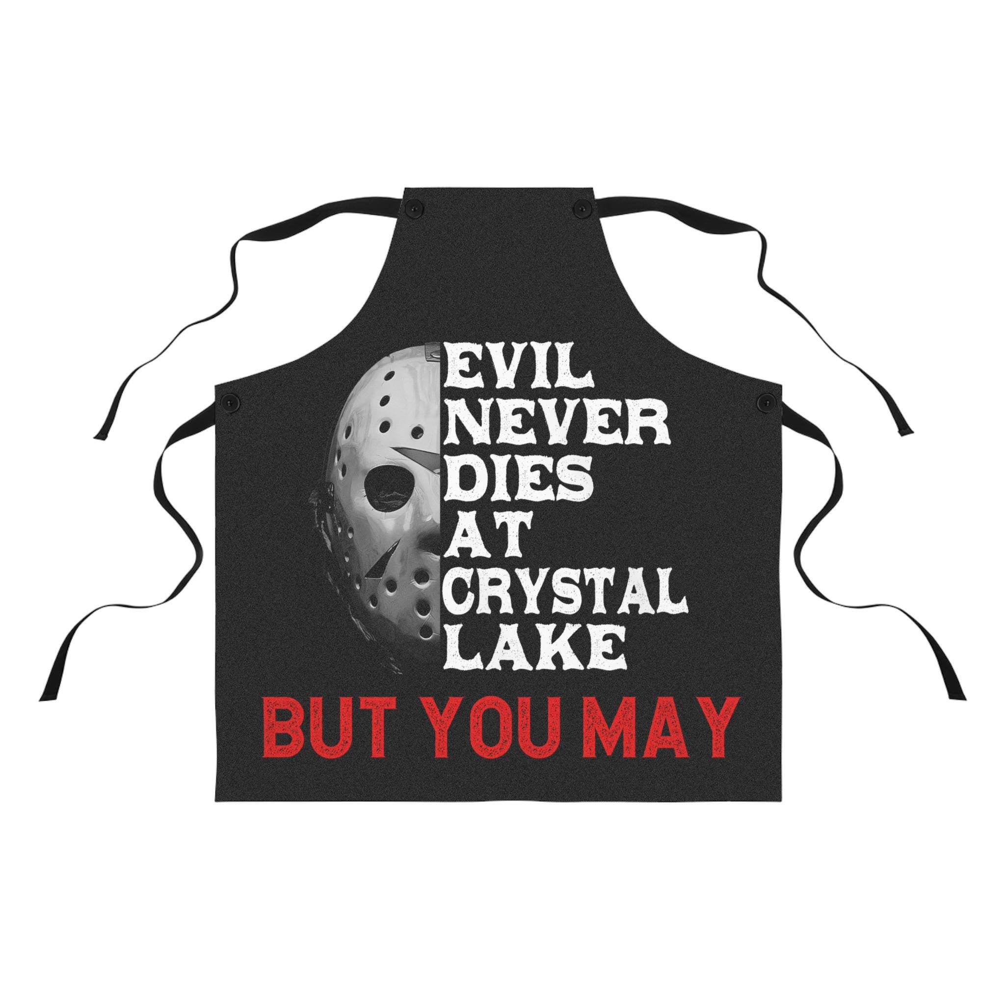 Friday the 13th Apron: Camp Crystal Lake Horror Movie Fan Gift
