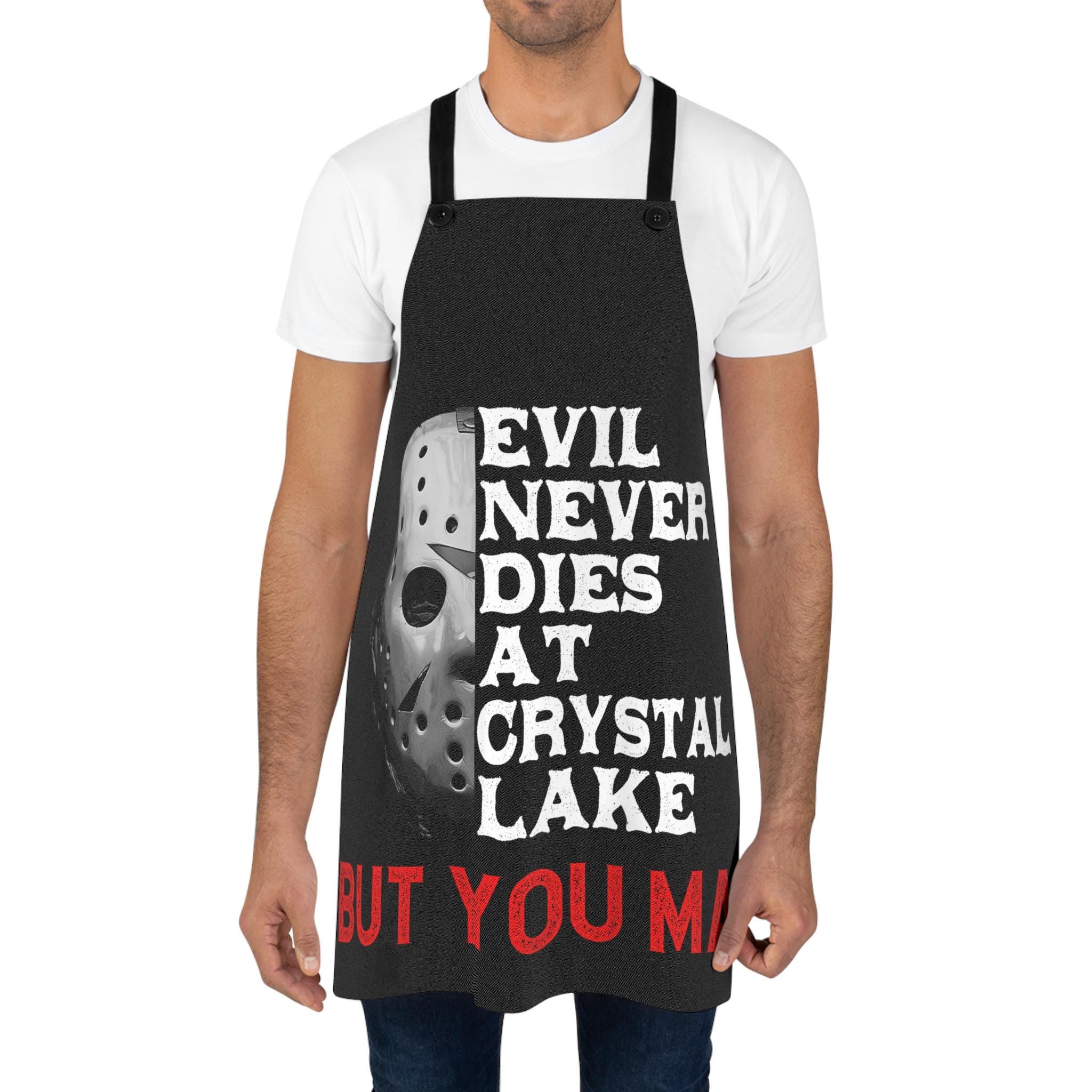 Friday the 13th Apron: Camp Crystal Lake Horror Movie Fan Gift