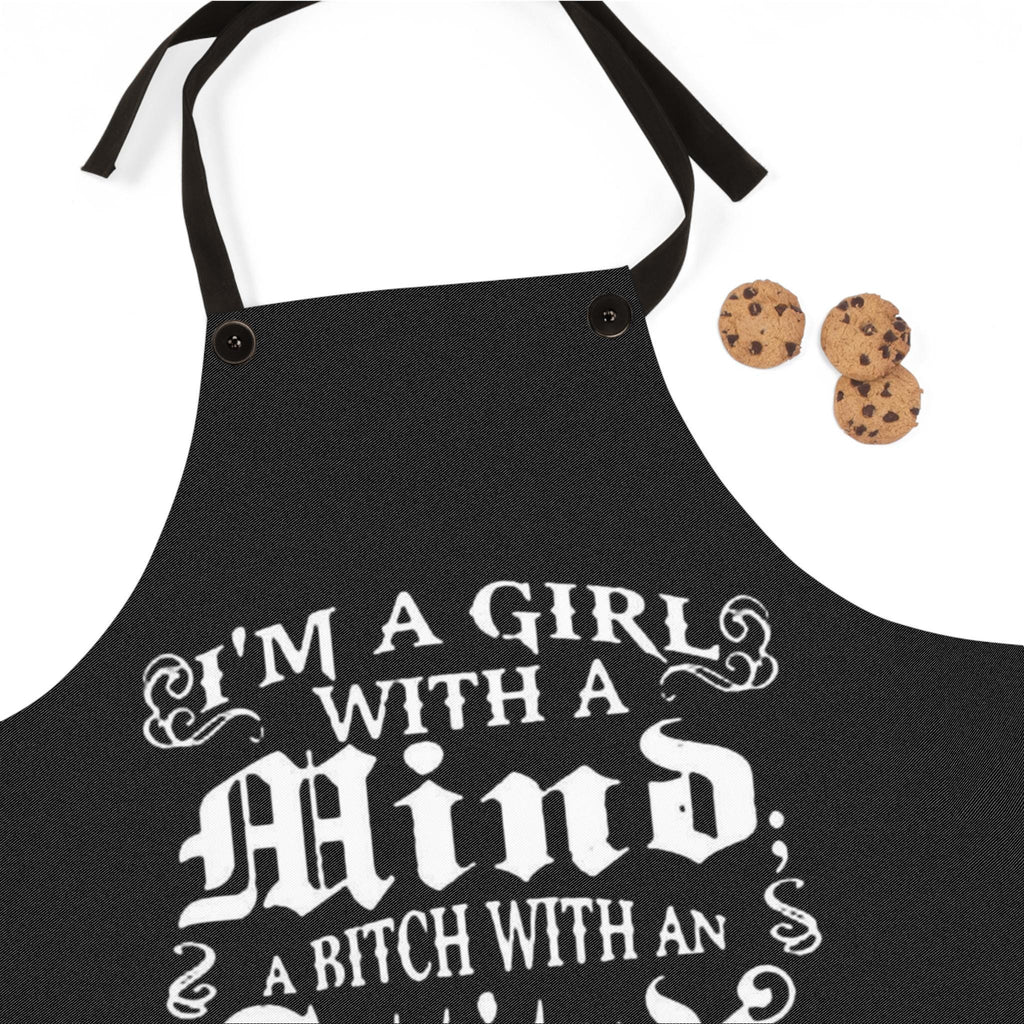 Girl With An Attitude Sassy Feminist Apron