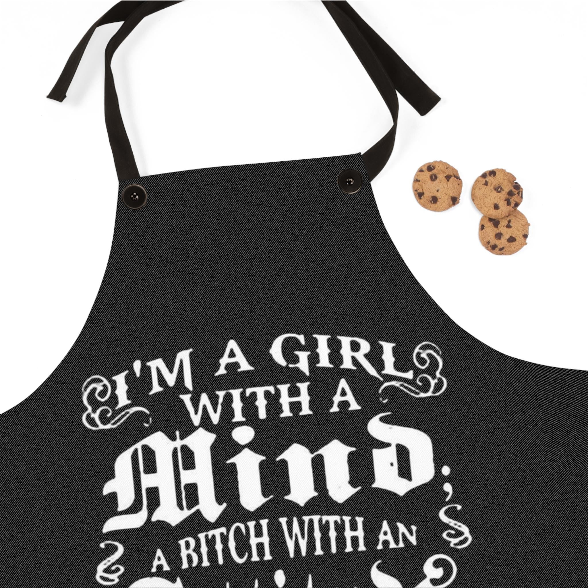 Girl With An Attitude Sassy Feminist Apron