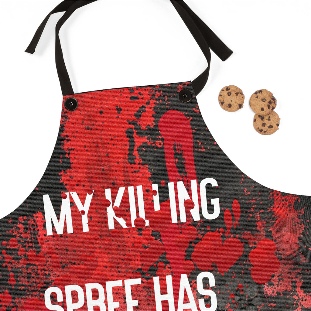 Killer Cooking Apron, Blood Splatter, Halloween Chef Apron