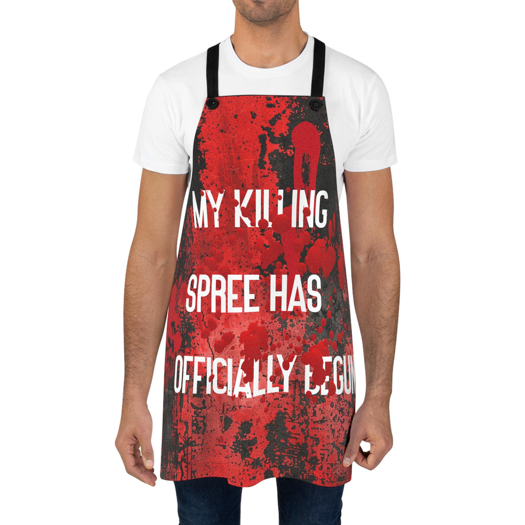 Killer Cooking Apron, Blood Splatter, Halloween Chef Apron