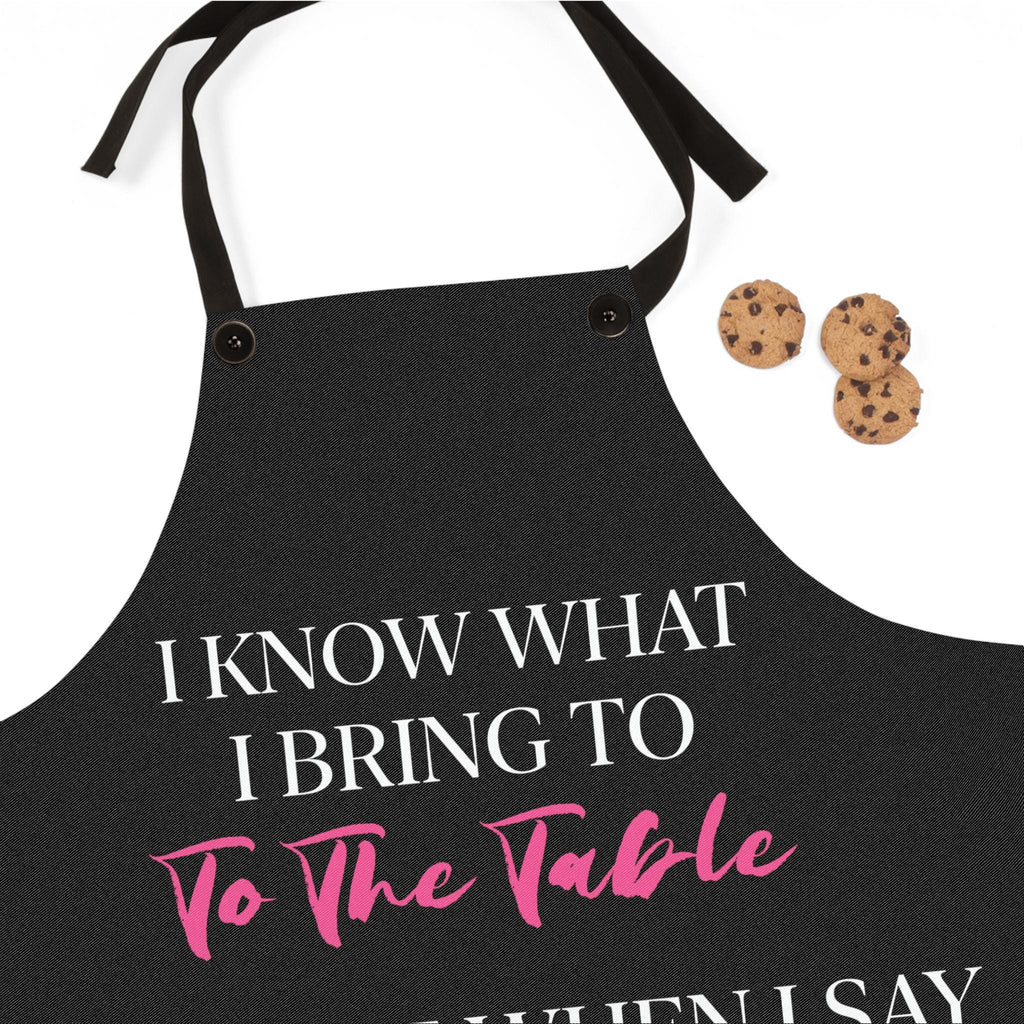 Funny Kitchen Apron: Trust Me I Have No Problems Eating Alone