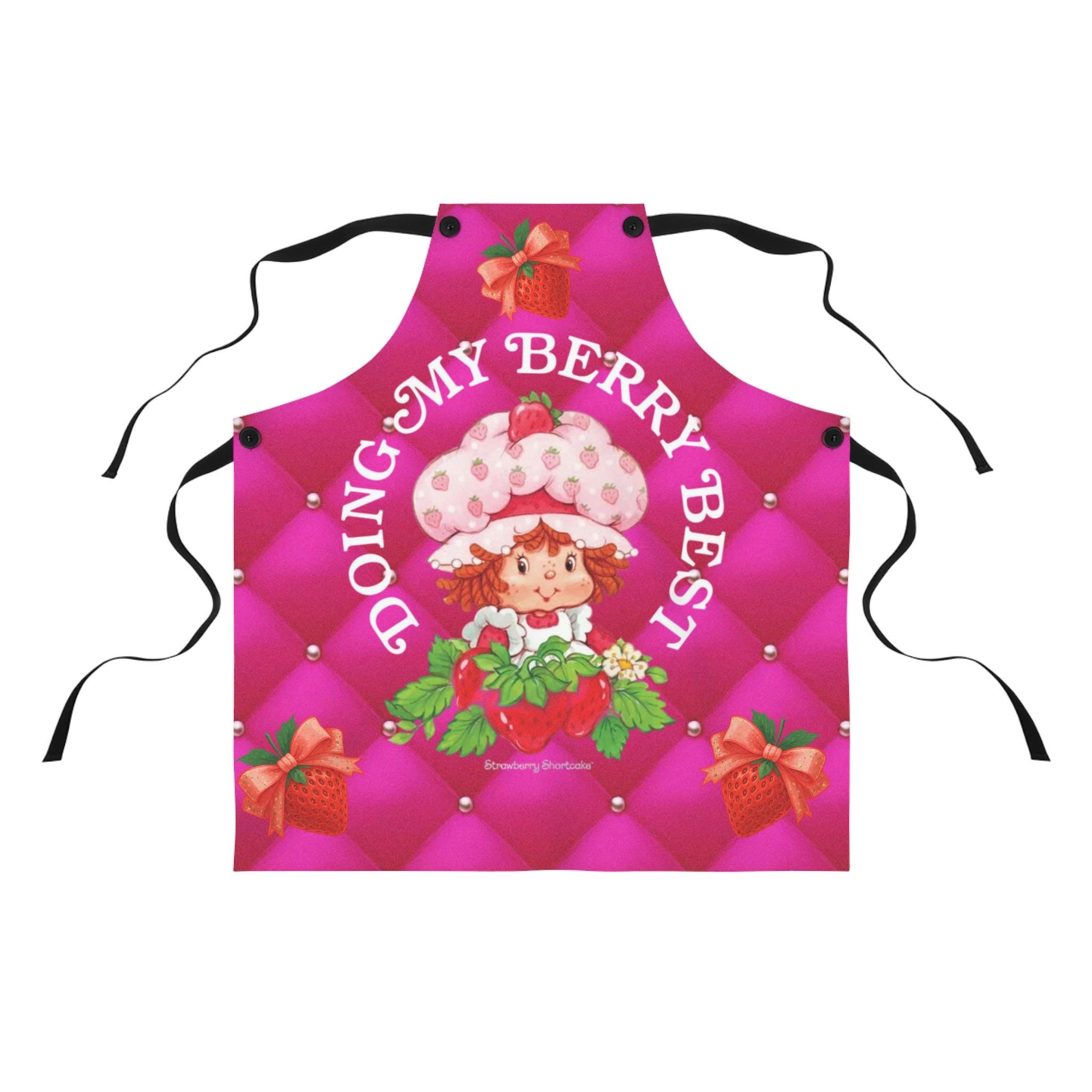 Strawberry Shortcake Apron: Retro 80s Berry Design