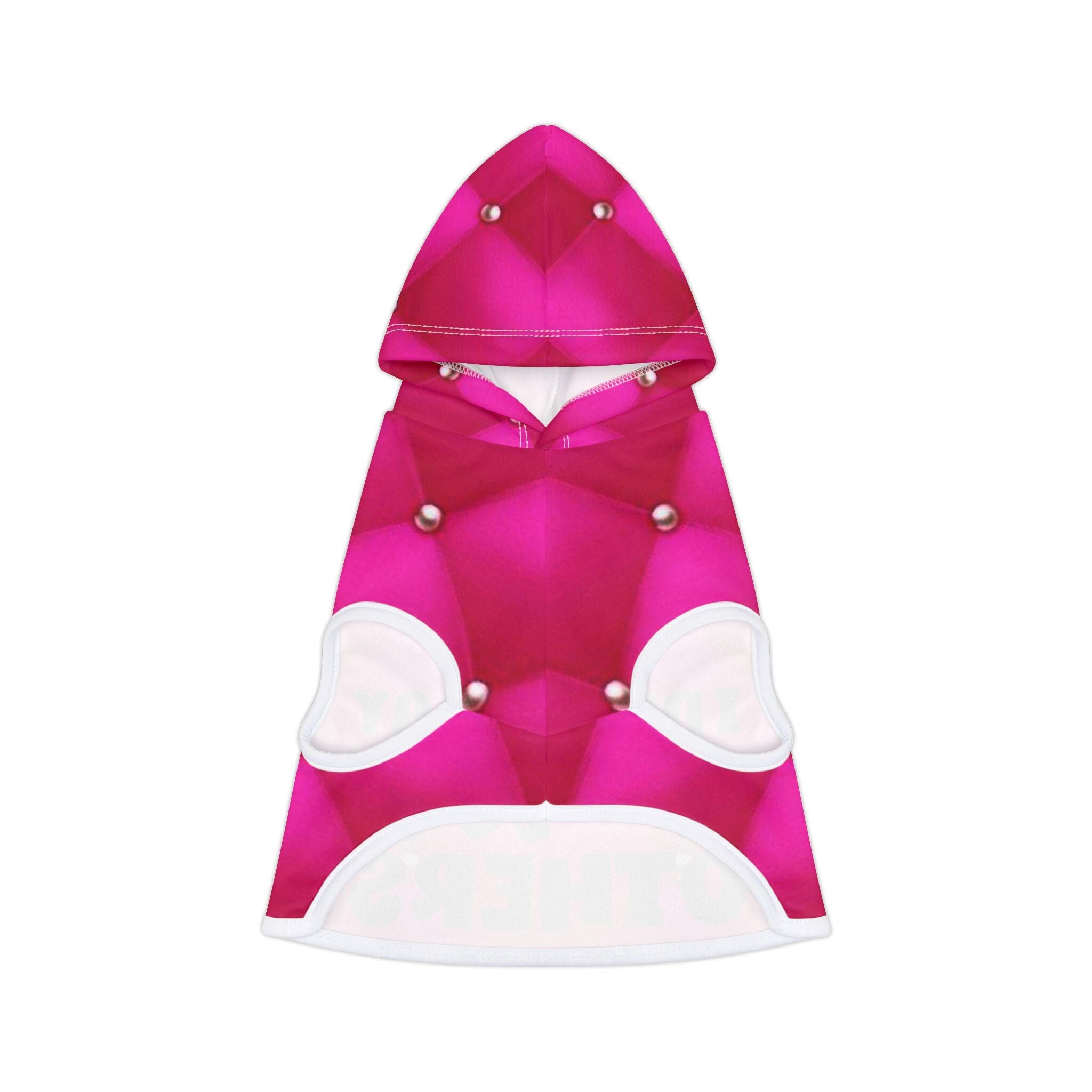 Hot Pink Pet Hoodie: I Don't Play Well, Trendy Puppy Apparel