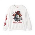 Pennywise Sweatshirt, Merry Slashmas Horror Apparel, Halloween Christmas Gift