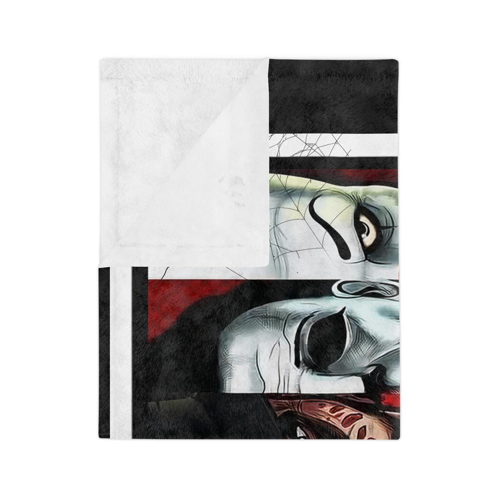 Retro Horror Slasher Fleece Blanket: Boys of Fall Halloween Throw