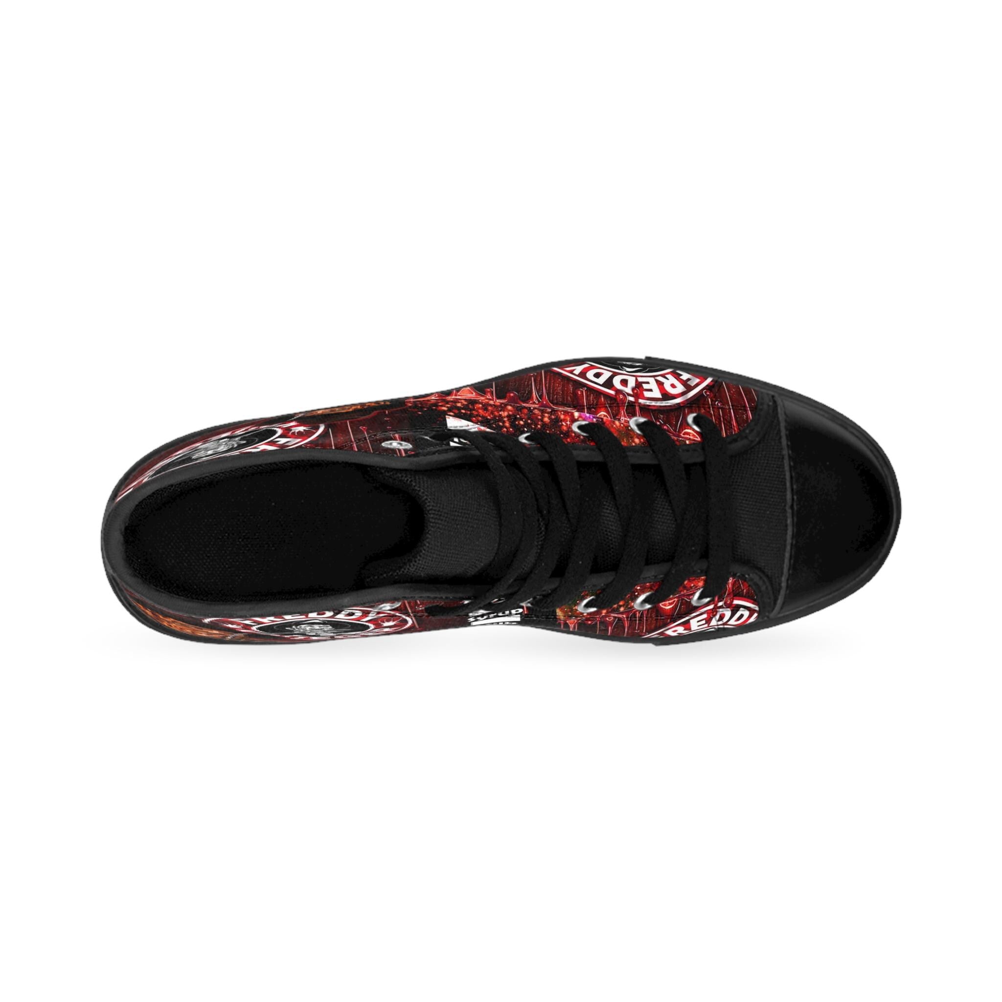 Freddy Krueger Coffee Sneakers, Horror Holiday Shoes