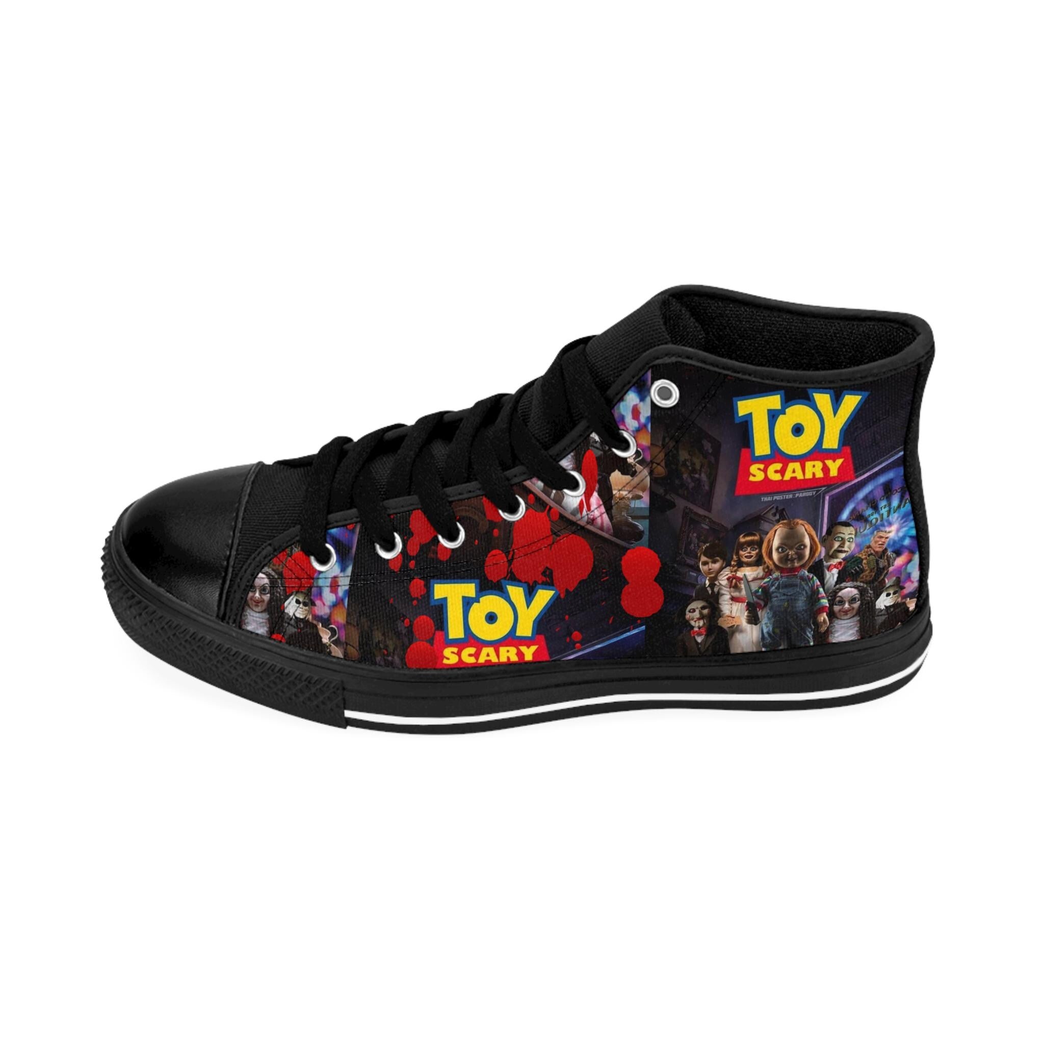 Horror Movie Sneakers, Retro Classics, Halloween Shoes, Horror Fan Gift