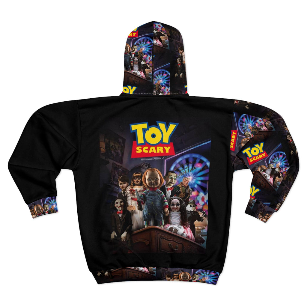Toy Scary Parody Zip Hoodie - Halloween Horror Movie Sweatshirt