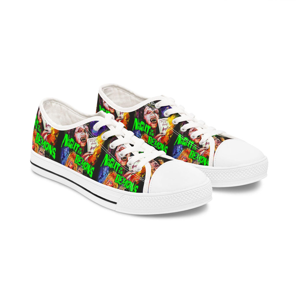 Night of the Demons Sneakers: Gothic Horror, Women's Edgy Fashion