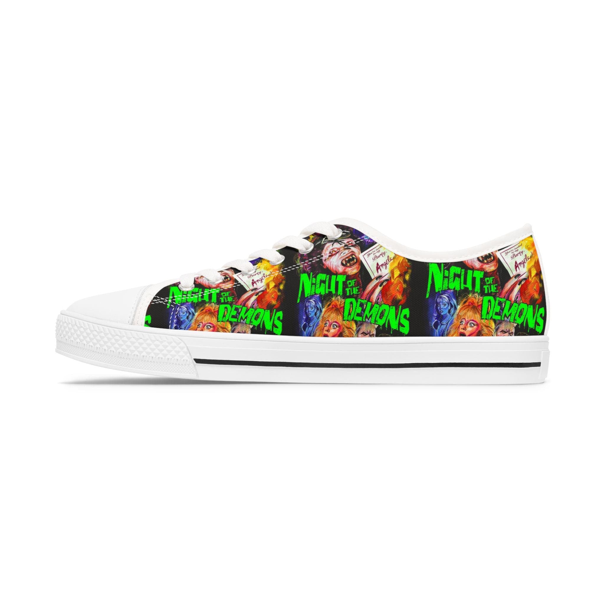 Night of the Demons Sneakers: Gothic Horror, Women's Edgy Fashion