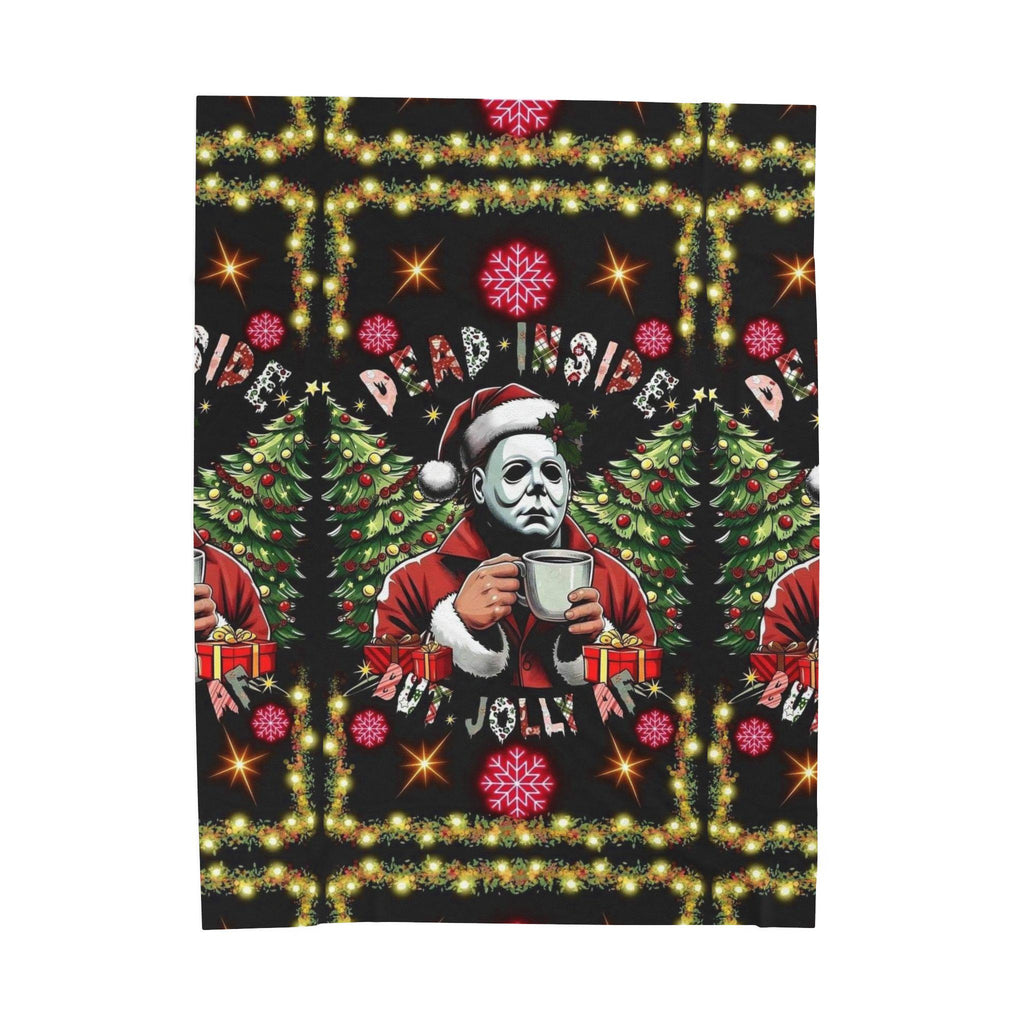 Michael Myers Halloween Christmas Blanket, Horror Movie Throw
