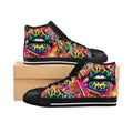 Colorful Makeup Artist High Top Sneakers, Beauty Lover Shoes