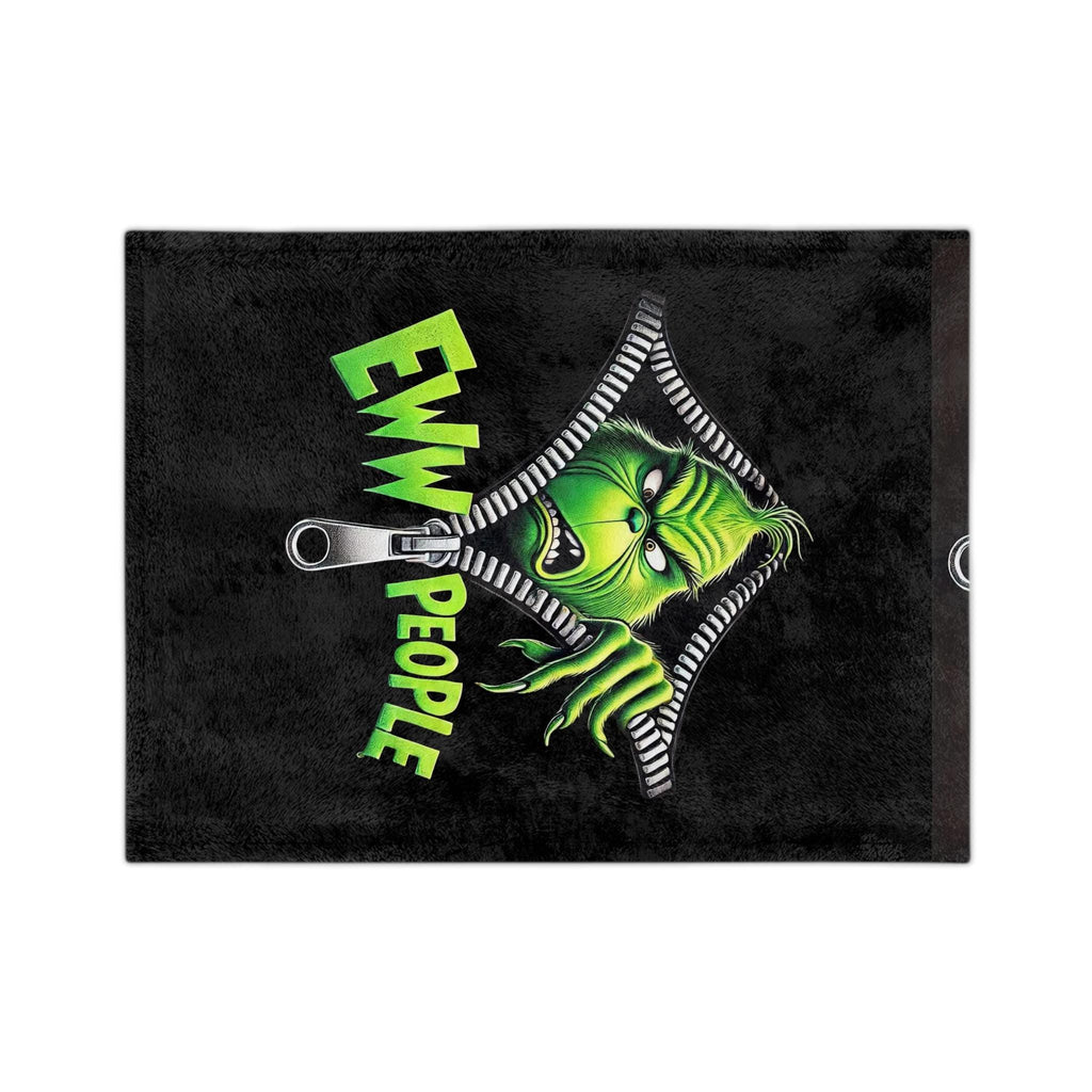 Eww People Grinch Throw Blanket, Soft Cozy Christmas Decor