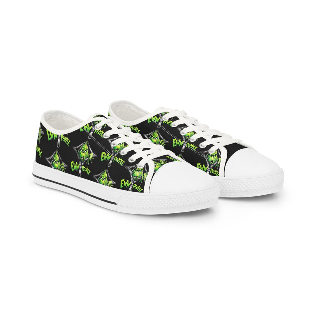 Eww People Grinch Men's Low Top Sneakers