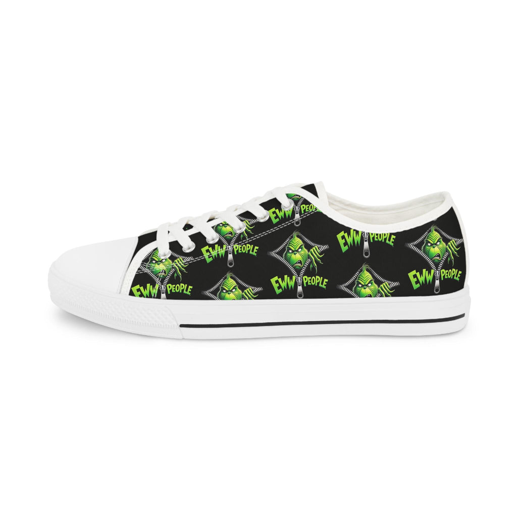 Eww People Grinch Men's Low Top Sneakers