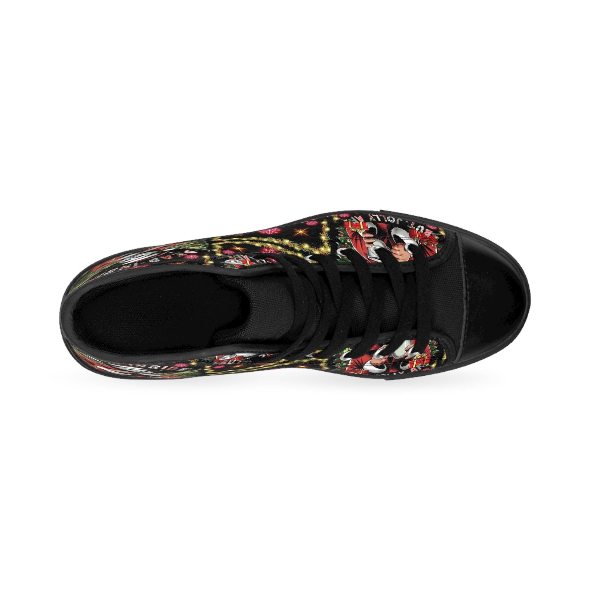 Michael Myers Christmas Sneakers, Horror Movie Holiday Shoes