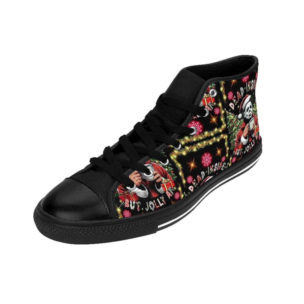 Michael Myers Christmas Sneakers, Horror Movie Holiday Shoes