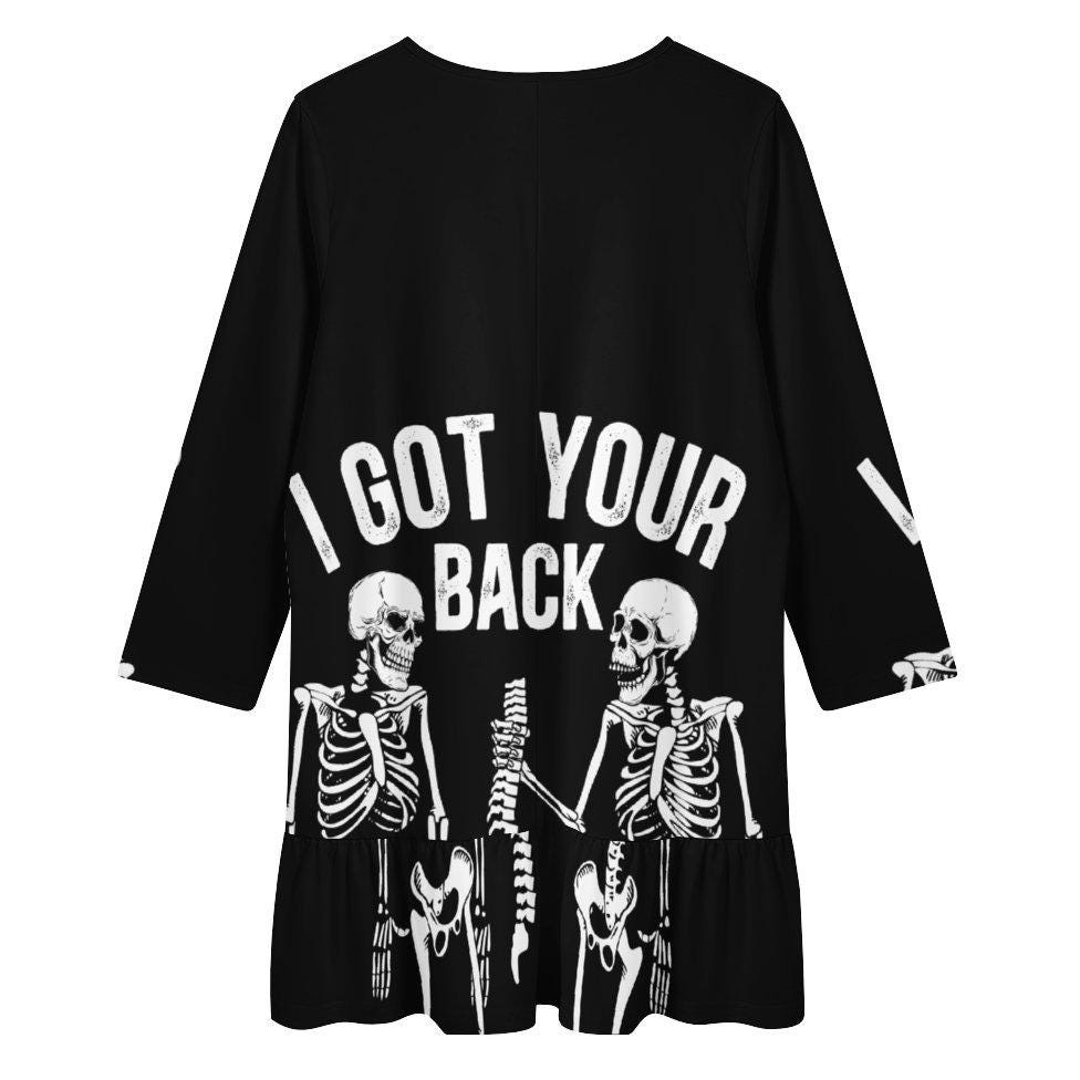 2XL I Got Your Back Mini Dress Shirt