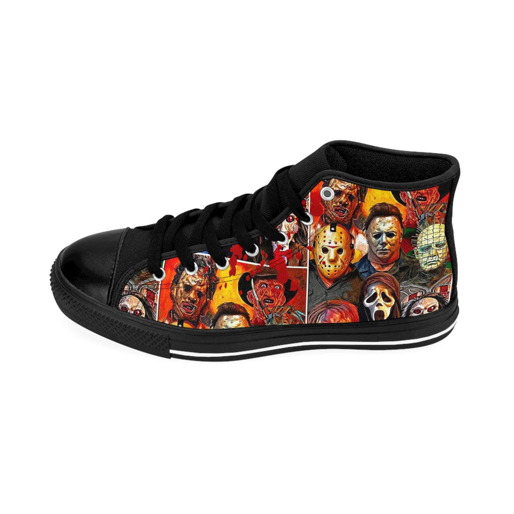 Horror Movie Slashers Canvas Sneakers, Halloween Fashion