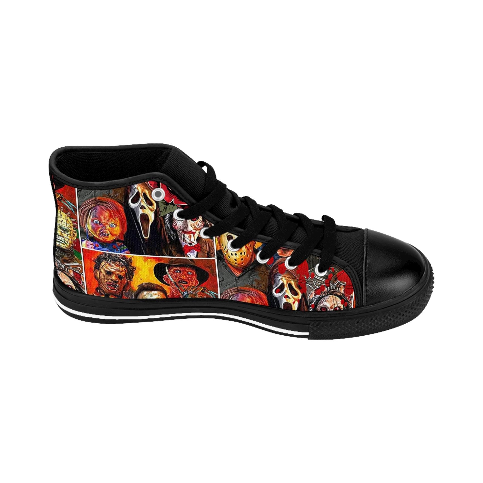 Horror Movie Slashers Canvas Sneakers, Halloween Fashion