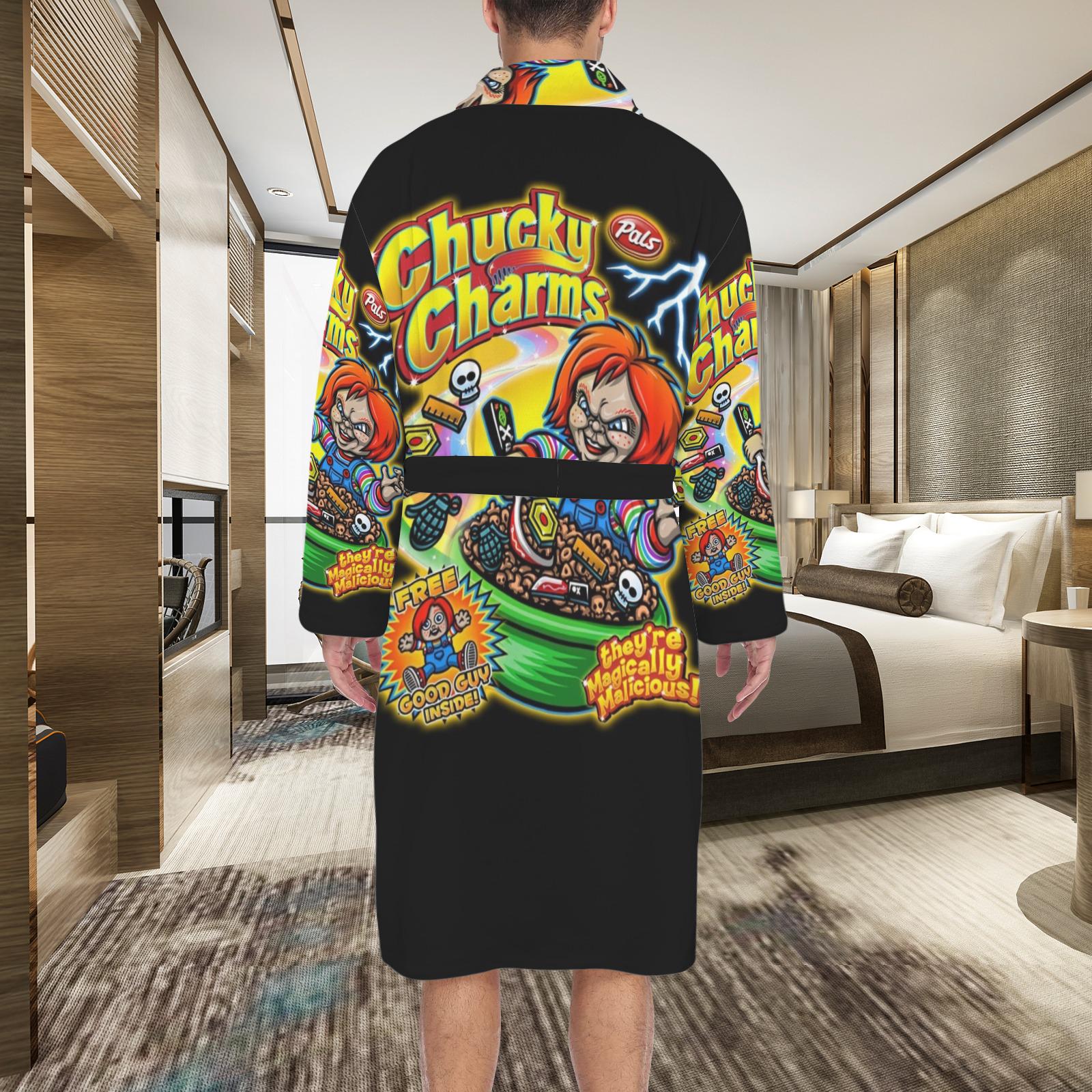 Chucky Charms Robe Gender Neutral Unisex Nightwear, Bathroom Robe
