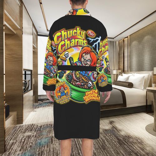 Chucky Charms Robe Gender Neutral Unisex Nightwear, Bathroom Robe