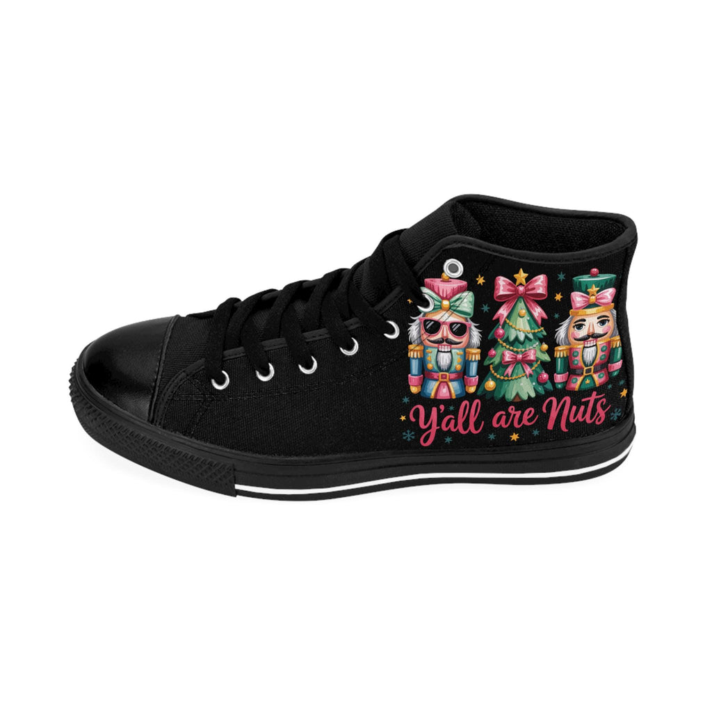 Nutcracker 'Y'all Are Nuts' Christmas Sneakers - Converse Inspired