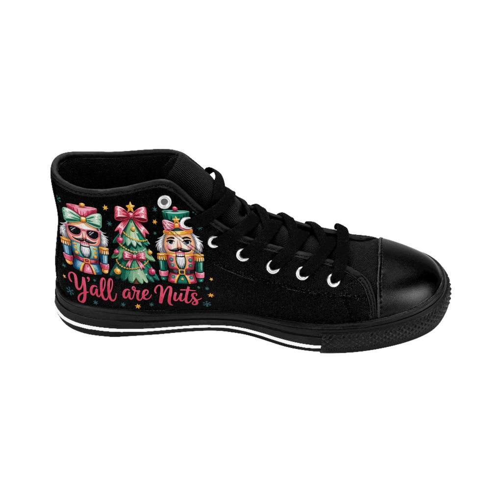 Nutcracker 'Y'all Are Nuts' Christmas Sneakers - Converse Inspired
