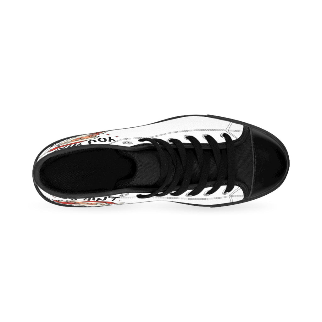 Sarcastic Santa High Top Sneakers - Novelty Women's Shoes