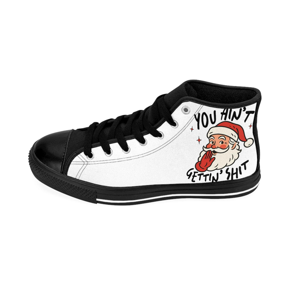 Sarcastic Santa High Top Sneakers - Novelty Women's Shoes