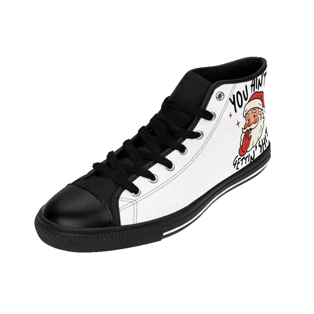 Sarcastic Santa High Top Sneakers - Novelty Women's Shoes