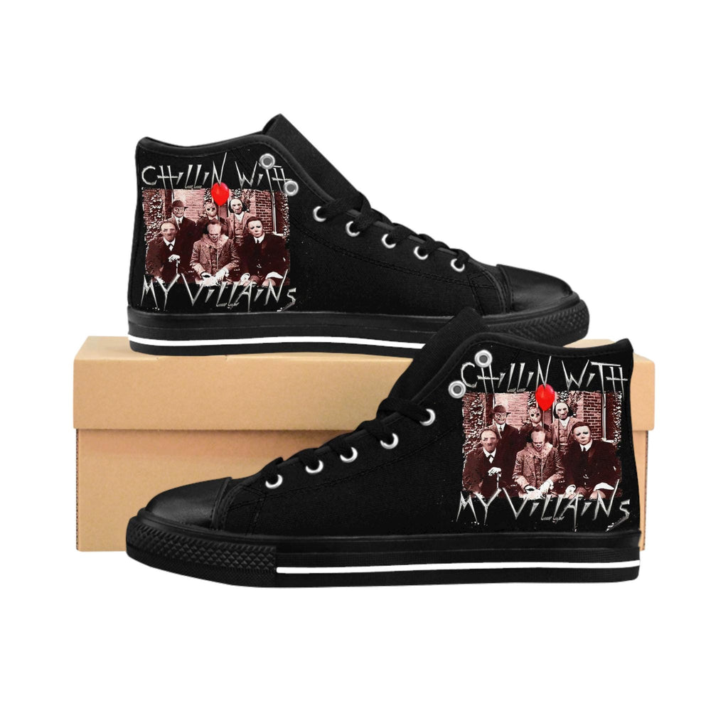 Villains Chill Vibes High Top Sneakers - Women's Nylon Canvas Shoes