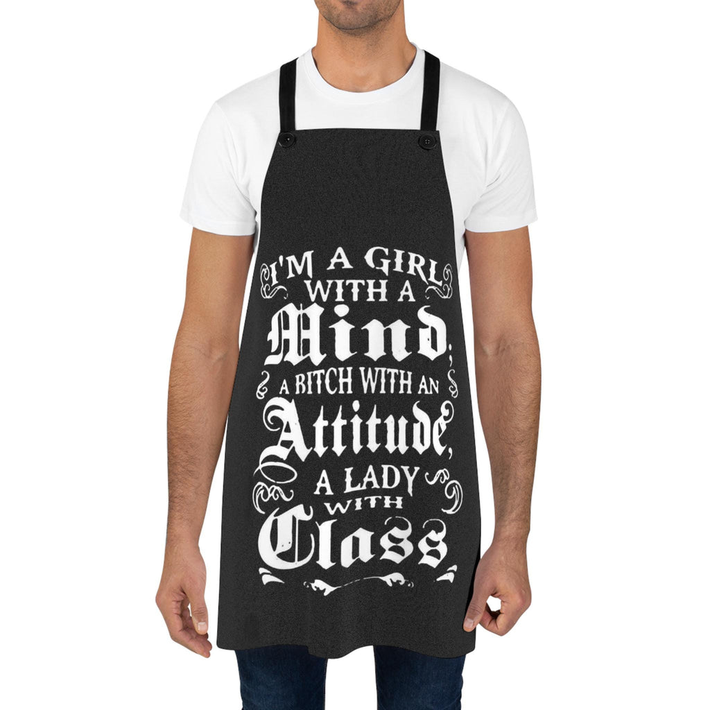 Girl With An Attitude Sassy Feminist Apron