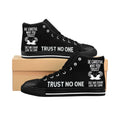 Be Careful Trust, Women's Fashion Shoes, Statement Sneaker, Trust Inspirational Footwear