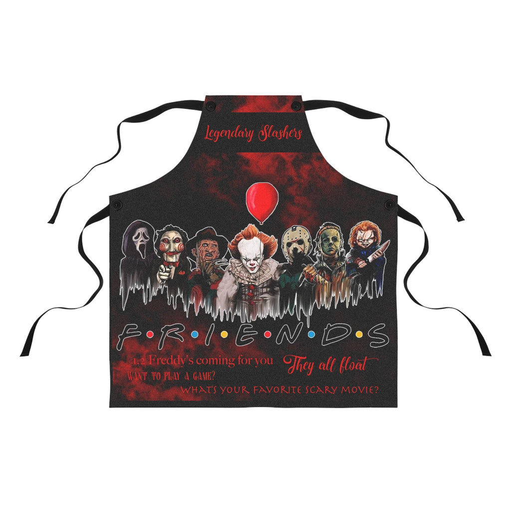 Friends Horror Slashers Apron: Halloween Kitchen Costume