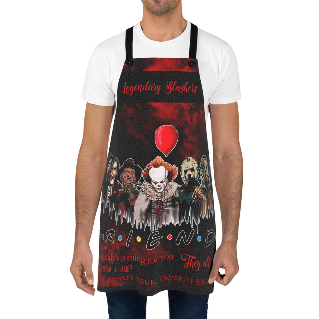 Friends Horror Slashers Apron: Halloween Kitchen Costume
