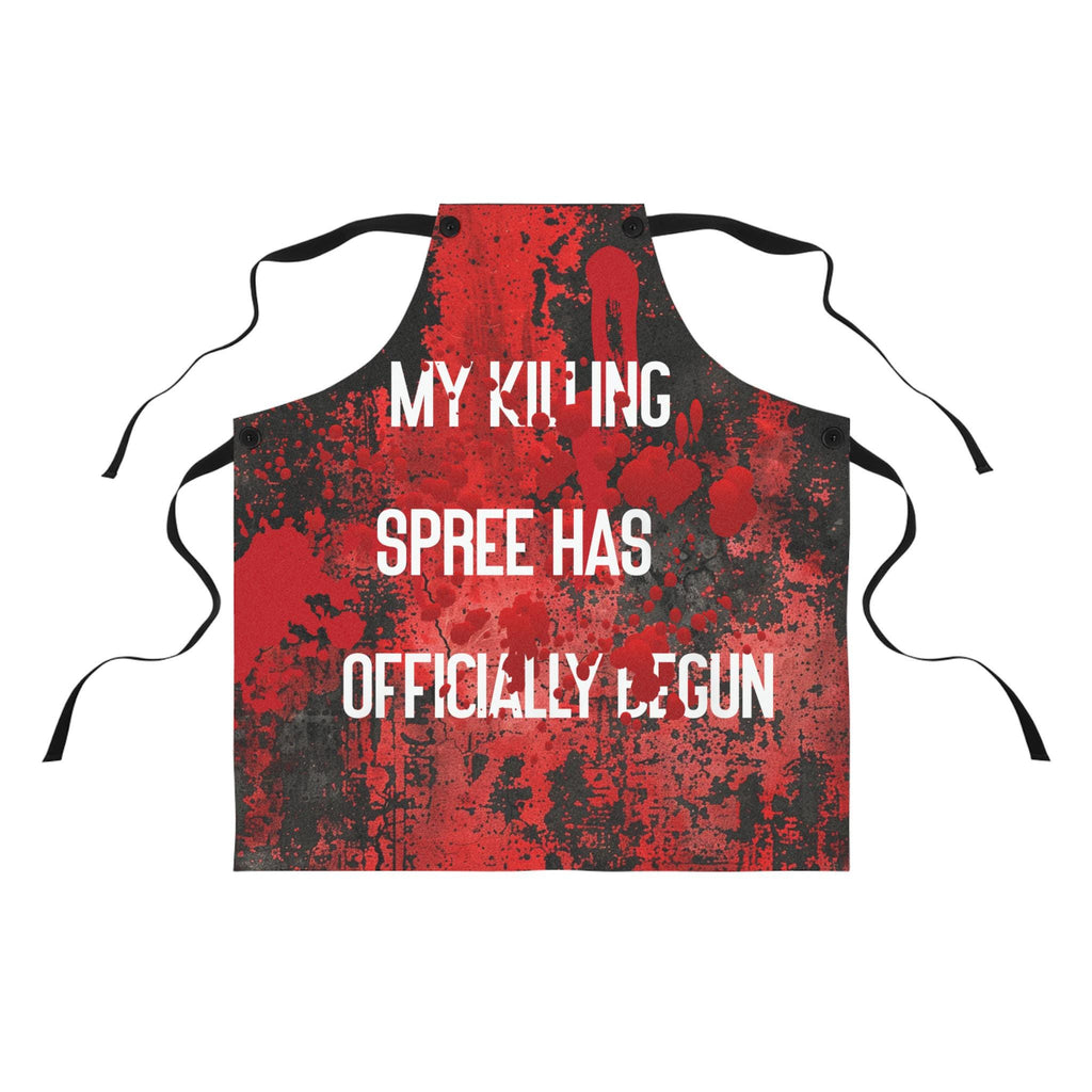 Killer Cooking Apron, Blood Splatter, Halloween Chef Apron