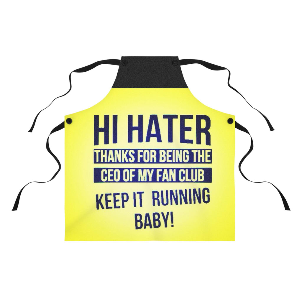 Hi Hater CEO Apron: Funny Cooking & Grilling Gift