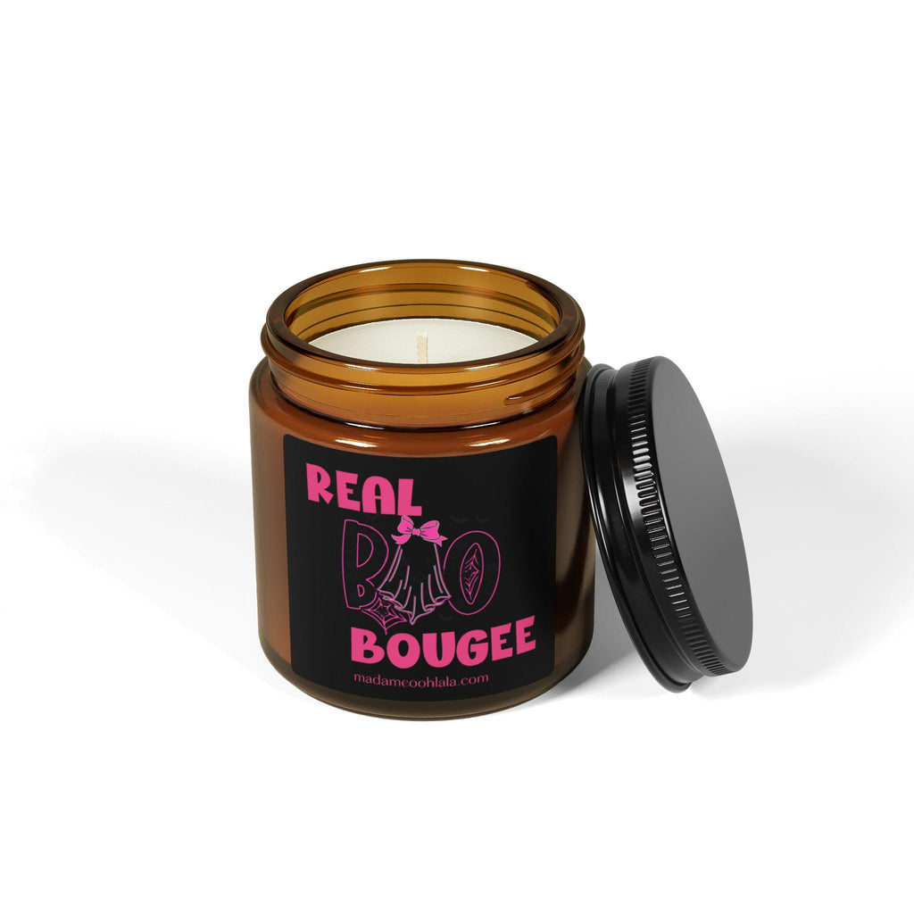 Scented Soy Candle – "Real Bougee", Cozy Home Decor