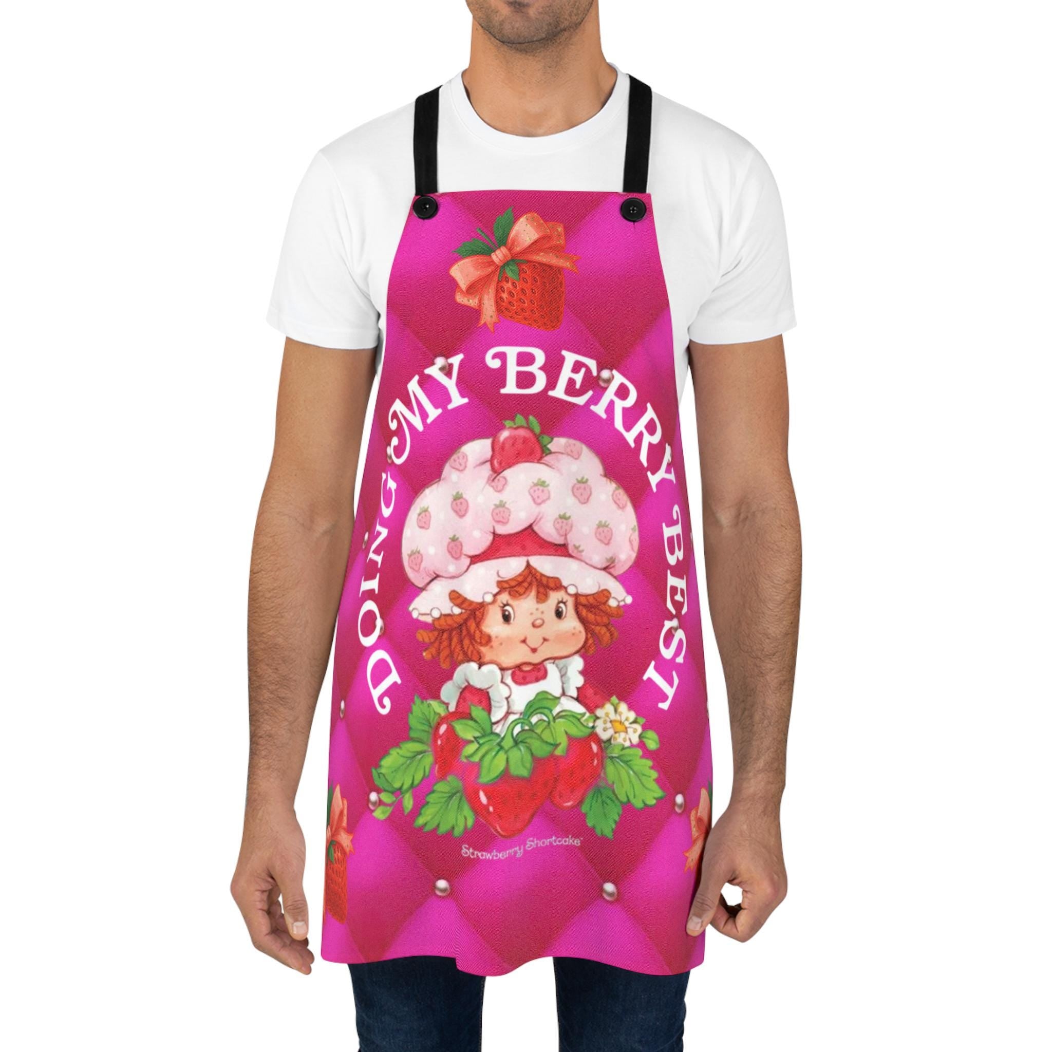 Strawberry Shortcake Apron: Retro 80s Berry Design